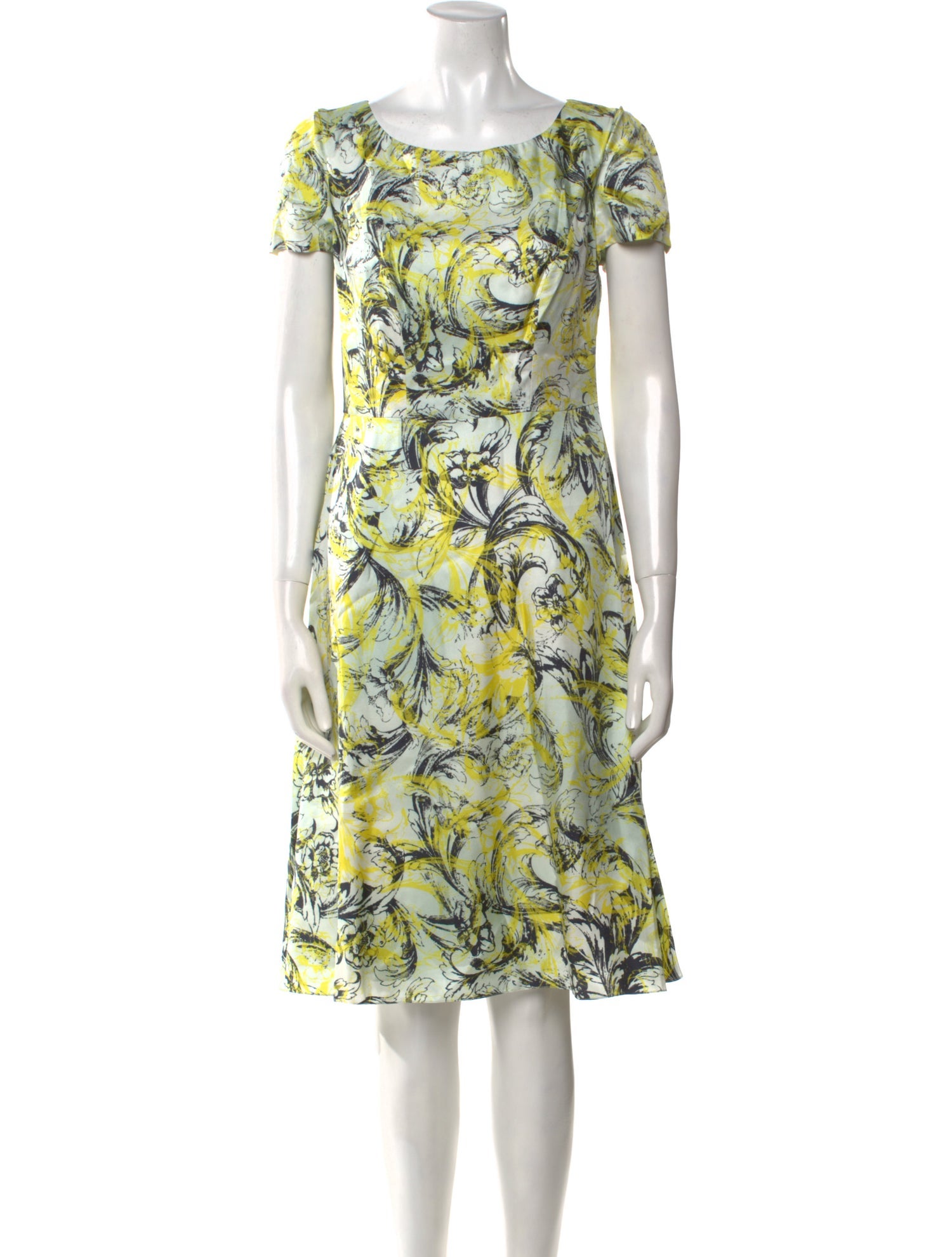 Carolina Herrera Printed Midi Length Dress