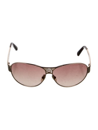 Carolina Herrera Aviator Gradient Sunglasses