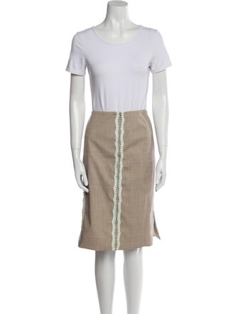 Carolina Herrera Silk Printed Skirt Suit