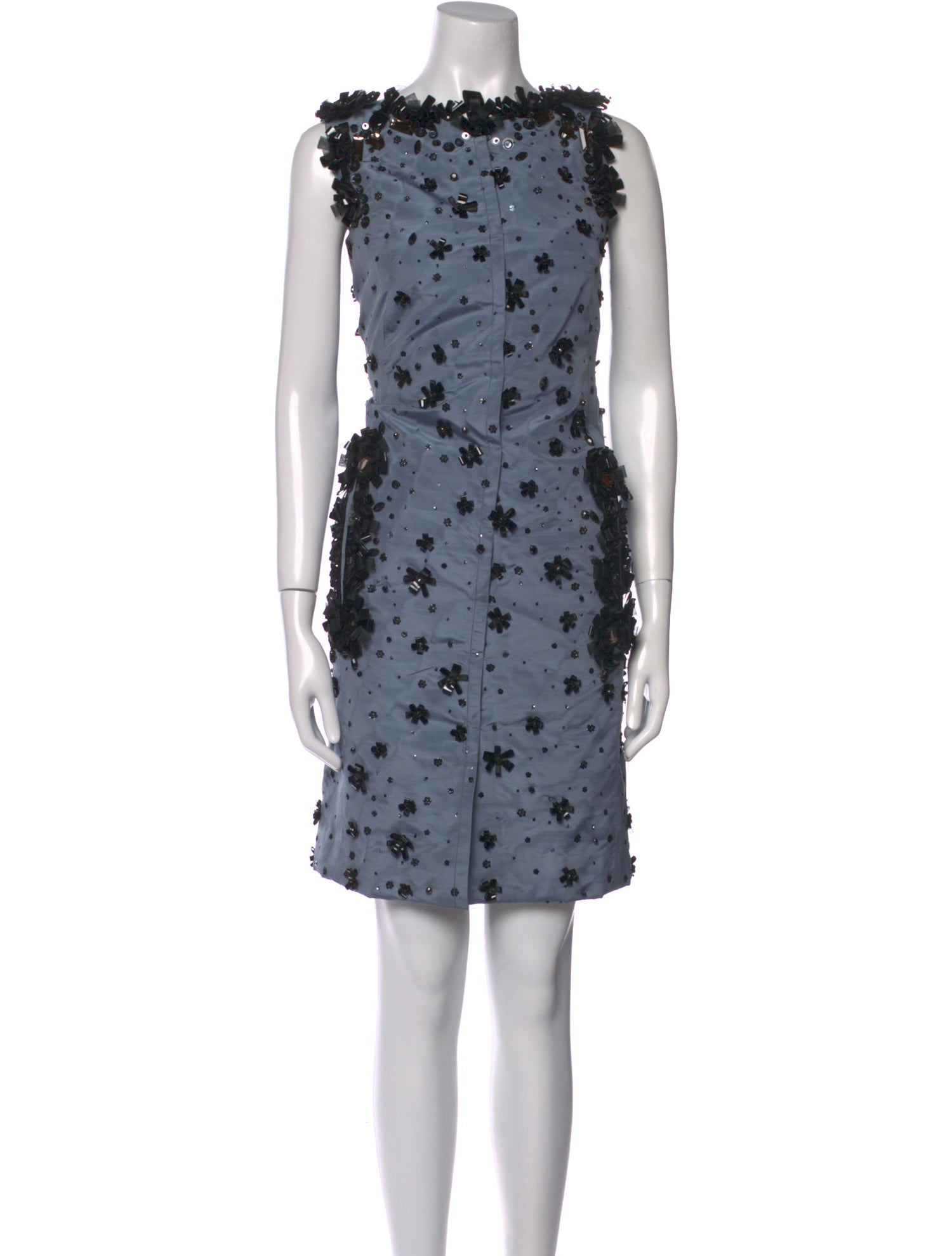 Carolina Herrera Floral Print Knee-Length Dress
