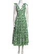 Carolina Herrera Printed Long Dress
