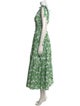 Carolina Herrera Printed Long Dress
