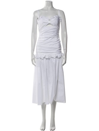 Carolina Herrera Strapless Long Dress