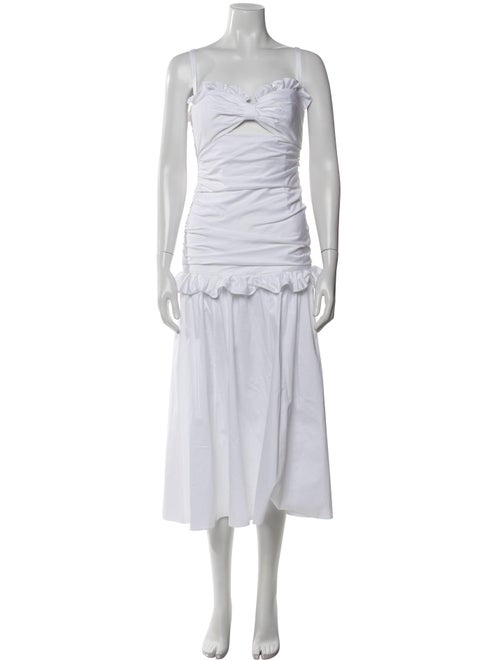 Carolina Herrera Strapless Long Dress