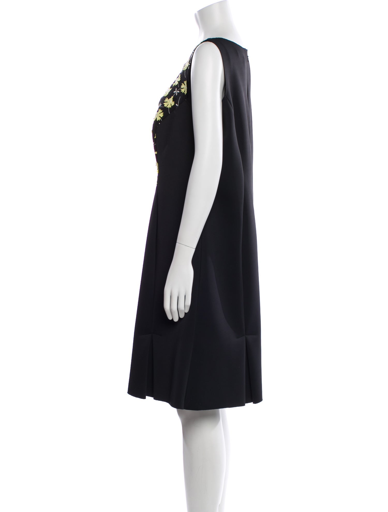 Carolina Herrera Graphic Print Knee-Length Dress