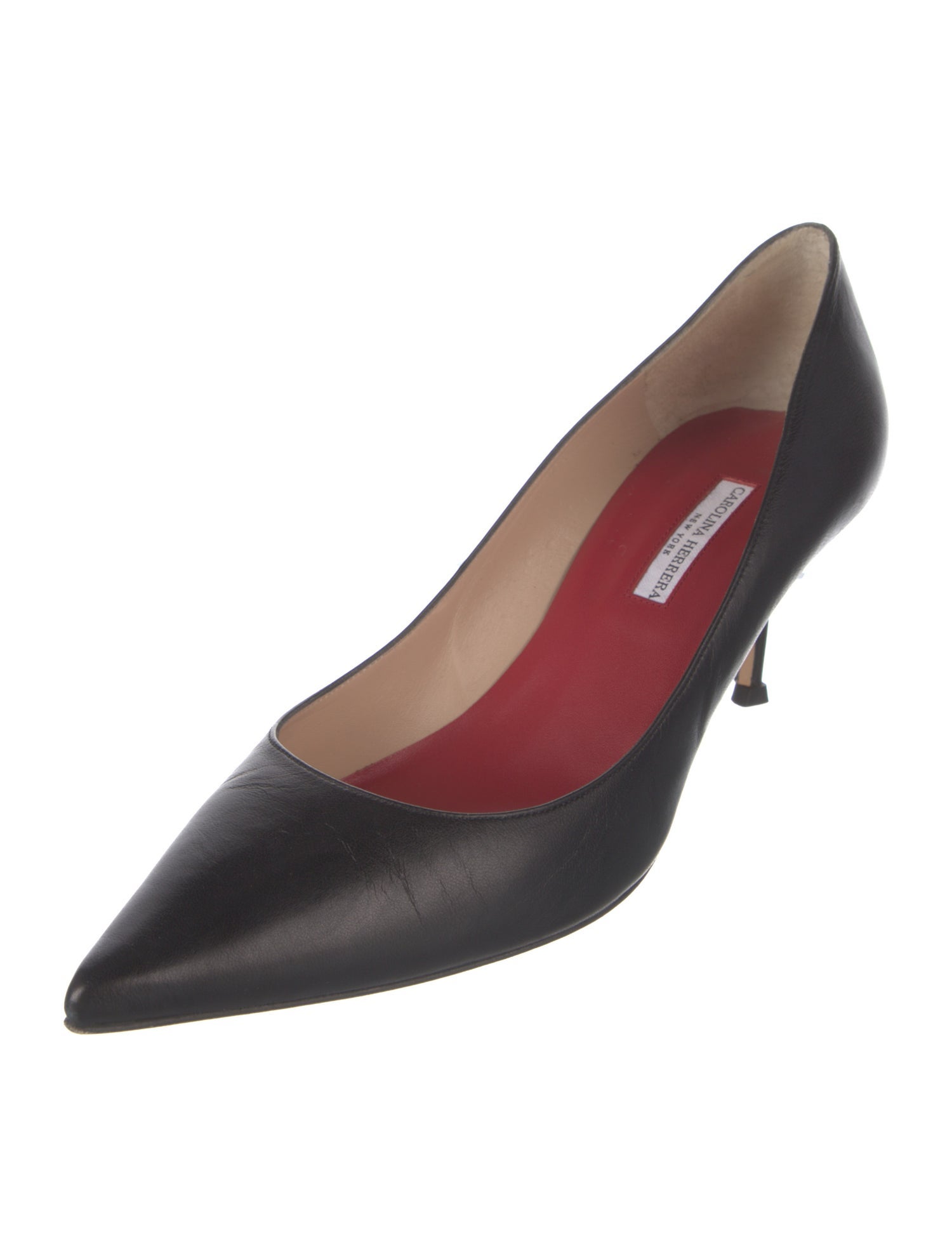 Carolina Herrera Leather Pumps