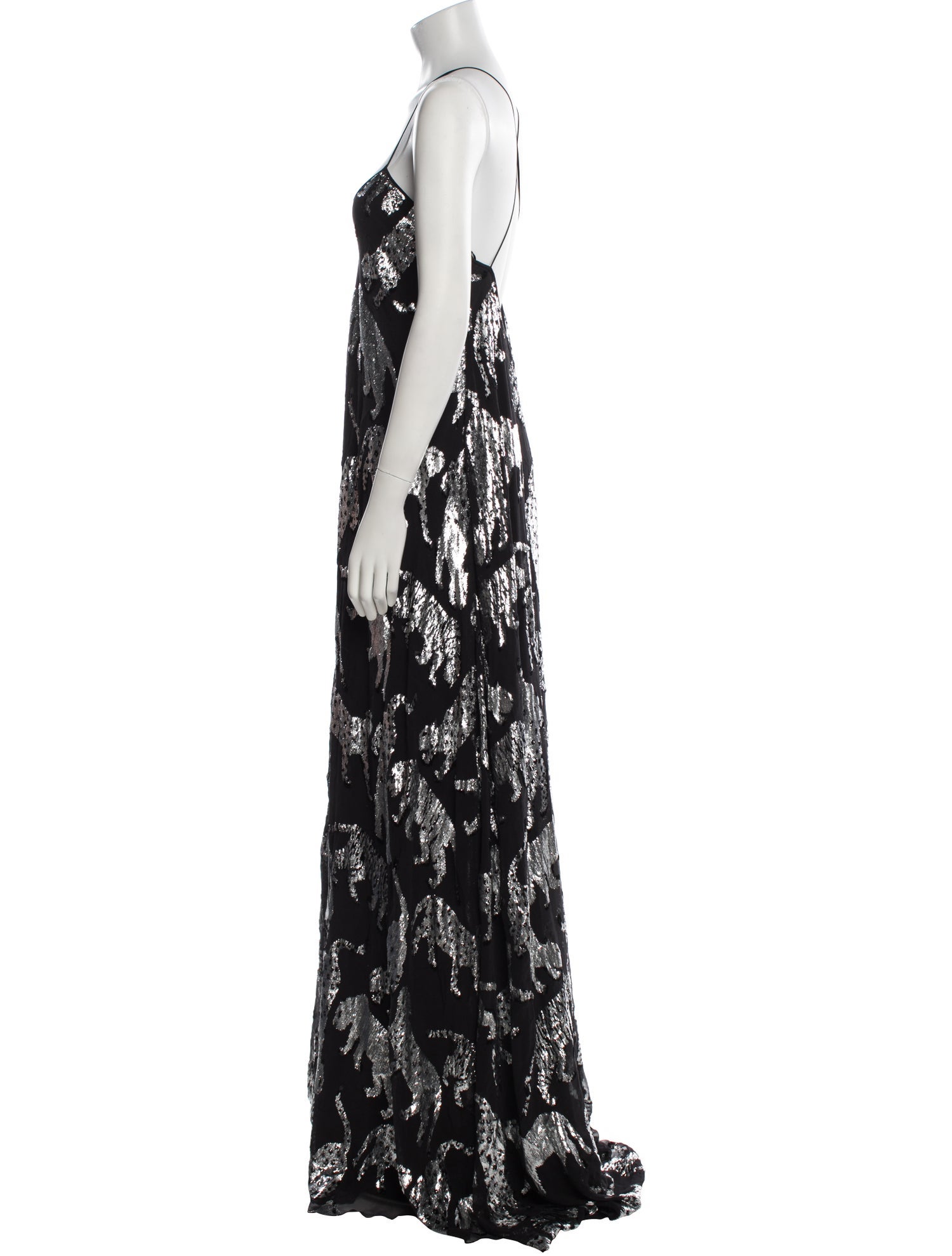 Carolina Herrera Printed Long Dress