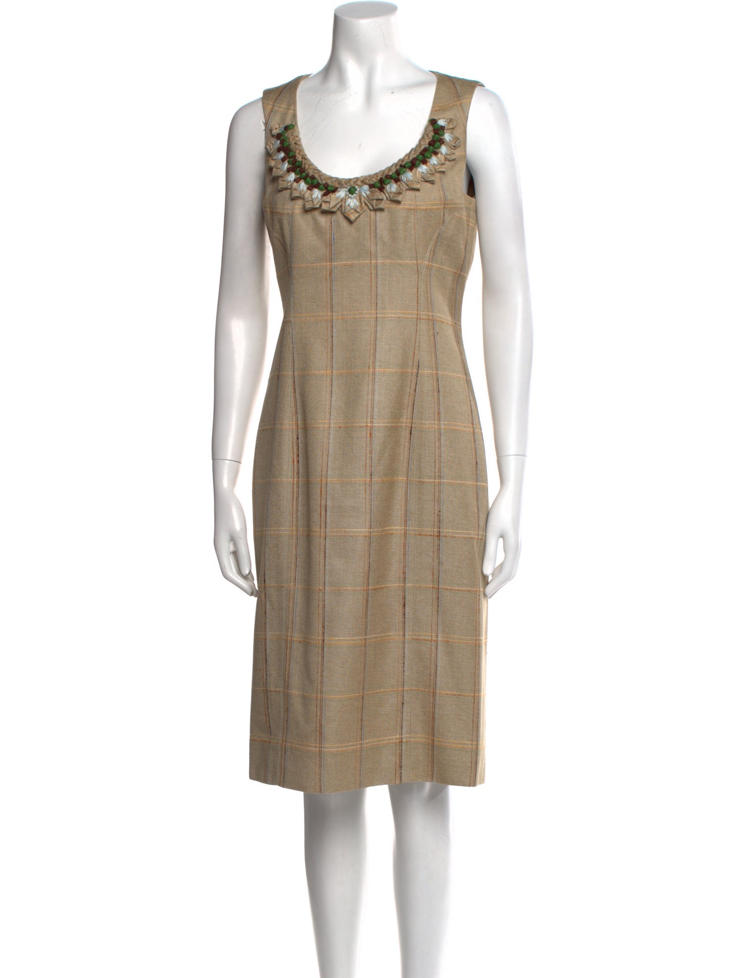 Carolina Herrera Silk Knee-Length Dress