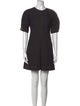 Carolina Herrera Crew Neck Mini Dress