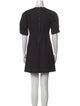 Carolina Herrera Crew Neck Mini Dress