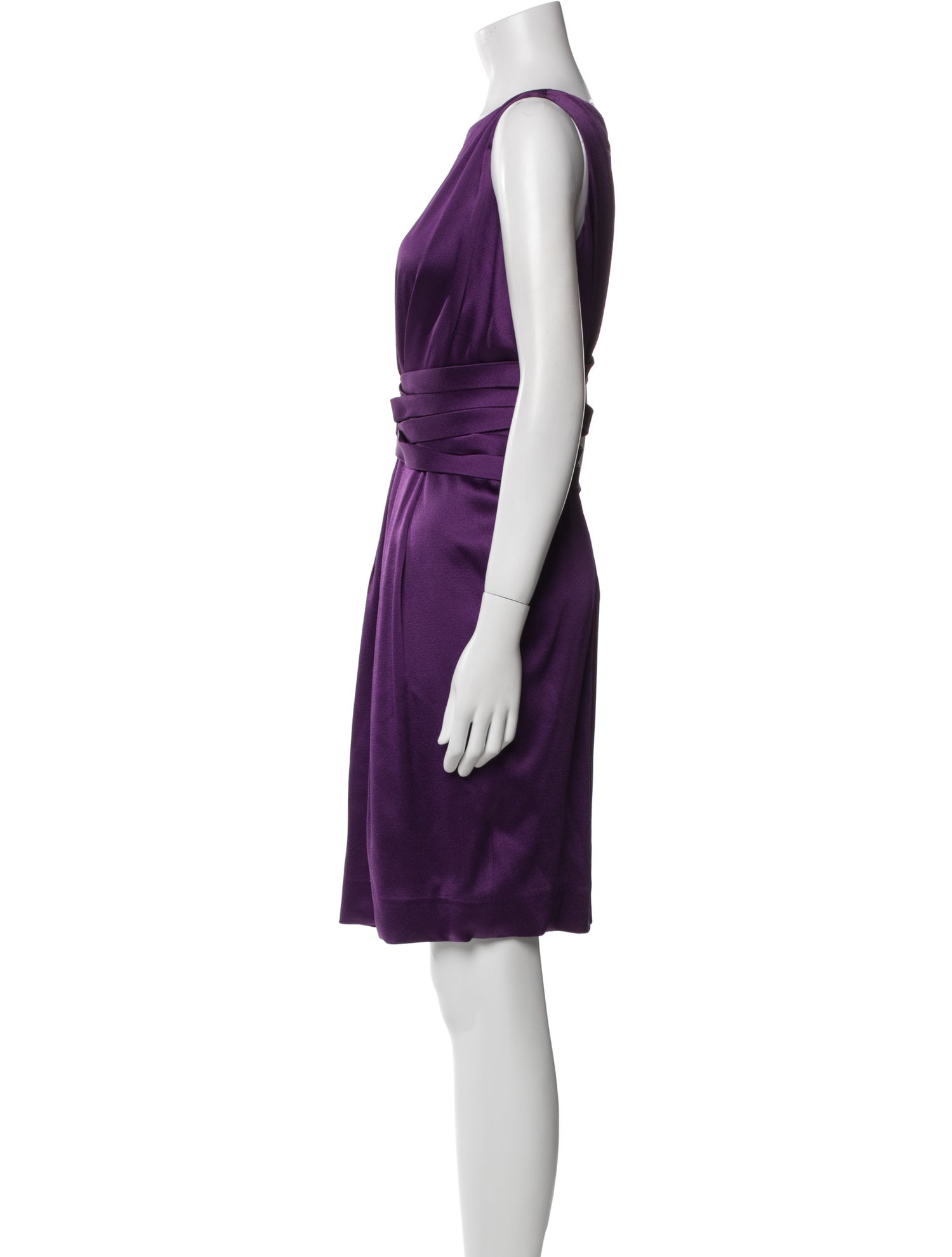 Carolina Herrera Silk Knee-Length Dress