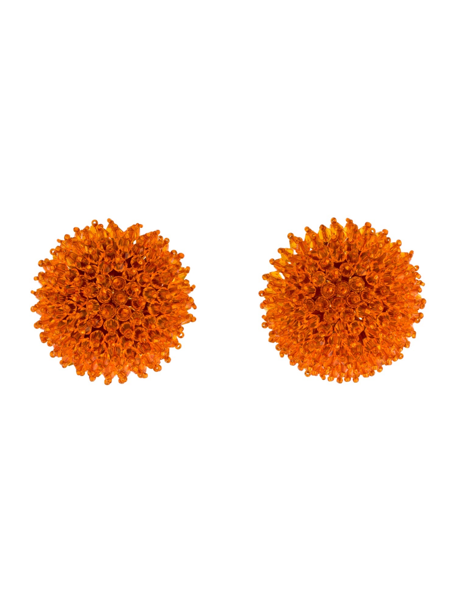 Carolina Herrera Bead Earclip Earrings