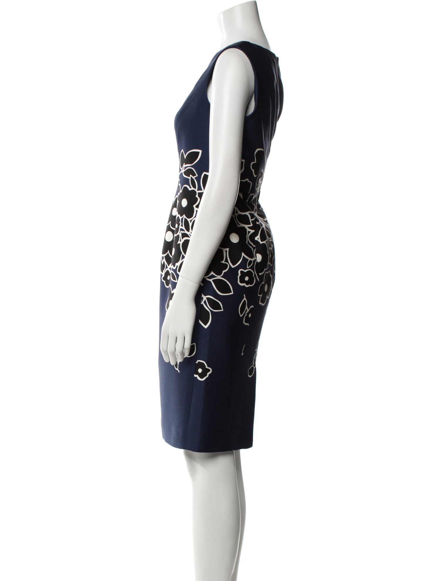 Carolina Herrera Printed Knee-Length Dress