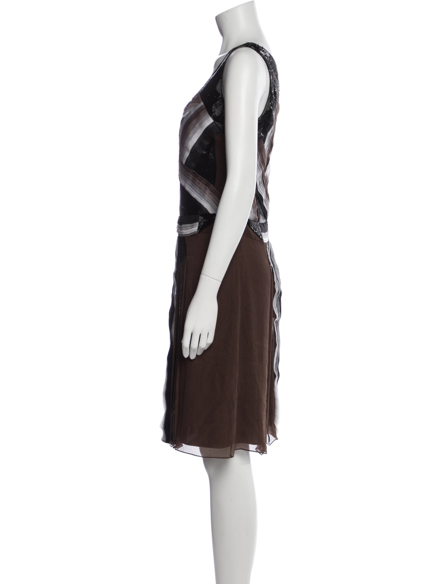 Carolina Herrera Silk Knee-Length Dress