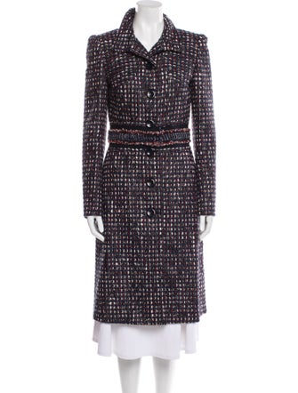 Carolina Herrera Tweed Pattern Jacket