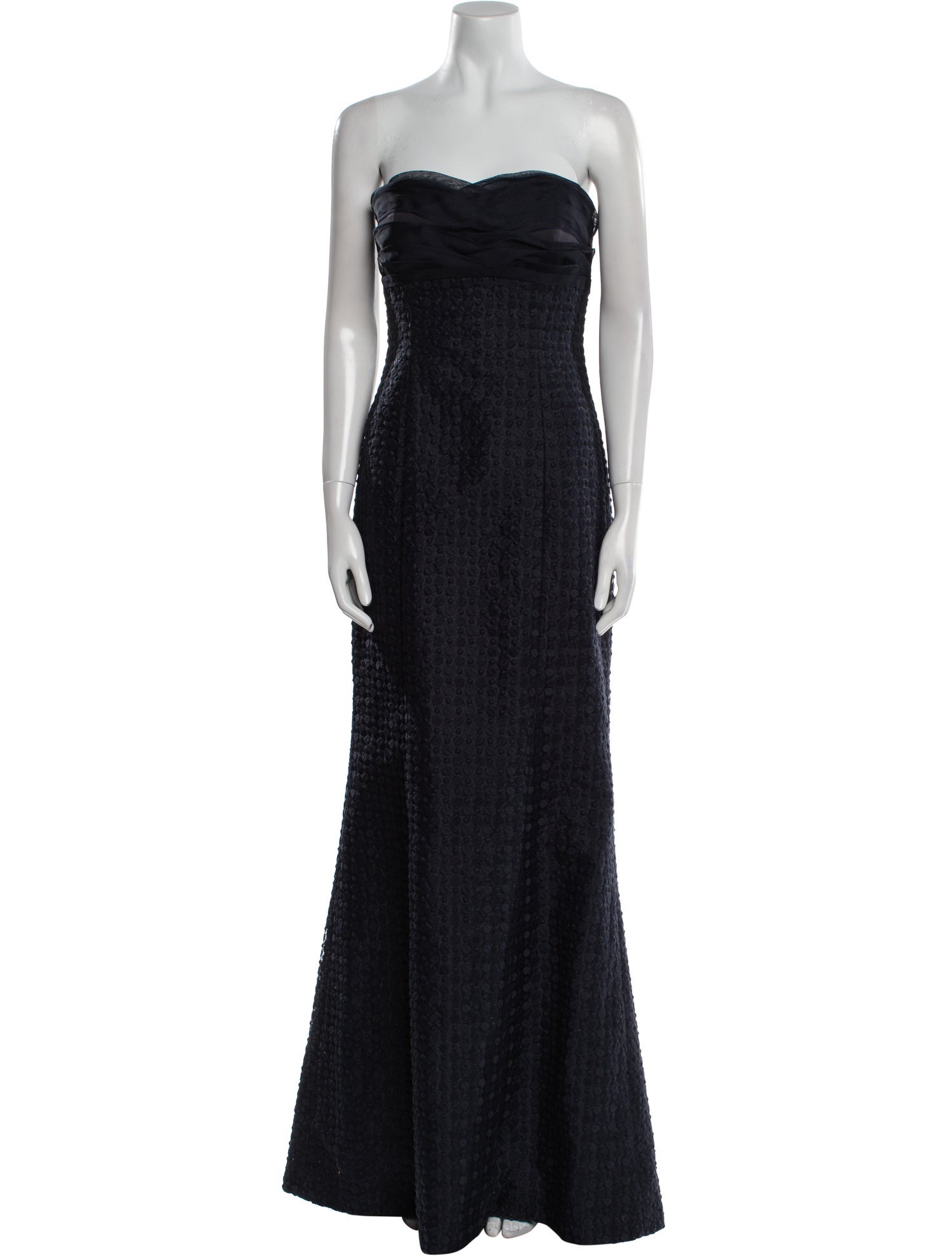 Carolina Herrera Strapless Long Dress
