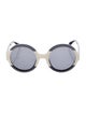 Carolina Herrera Round Tinted Sunglasses