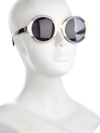 Carolina Herrera Round Tinted Sunglasses