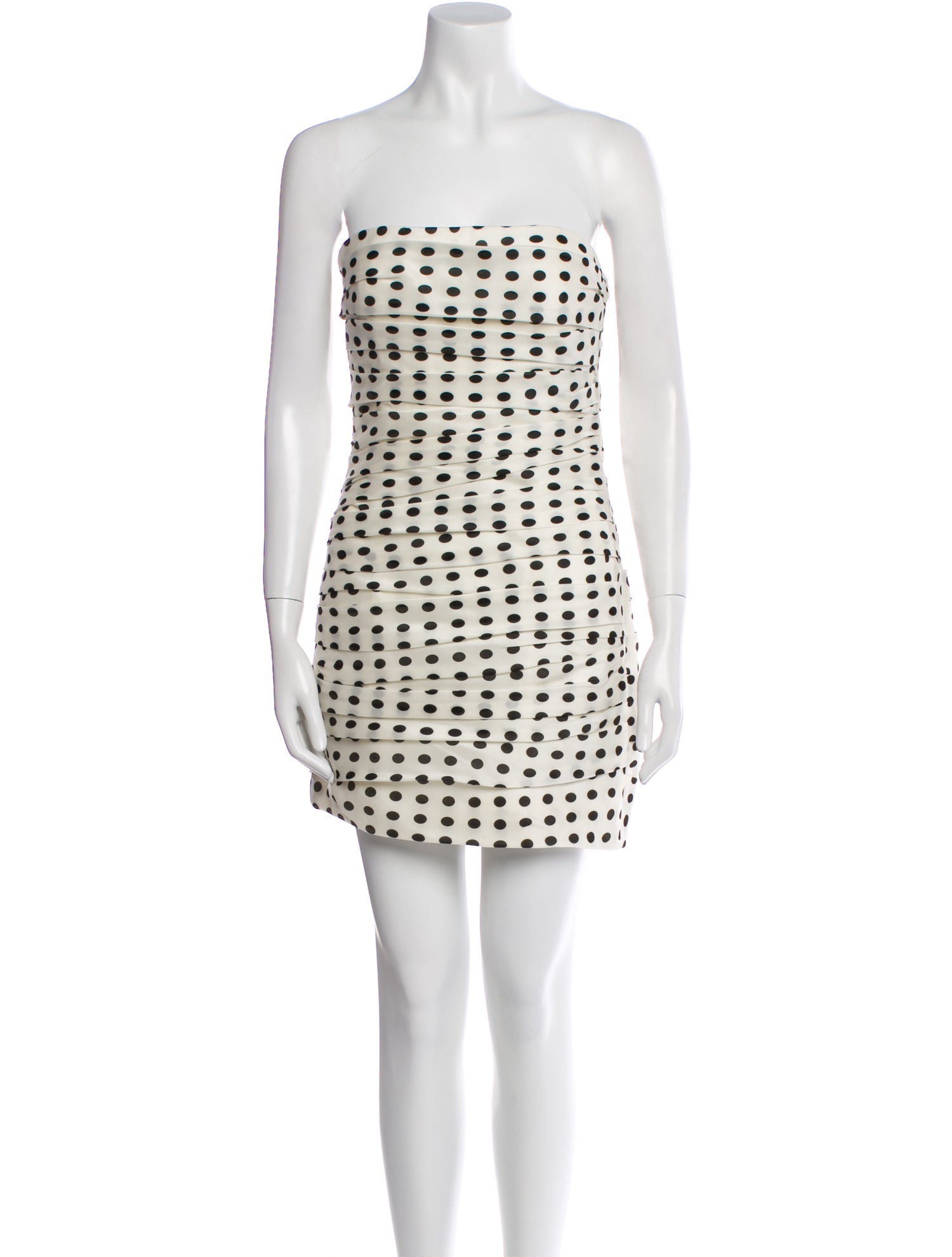 Carolina Herrera Polka Dot Print Mini Dress