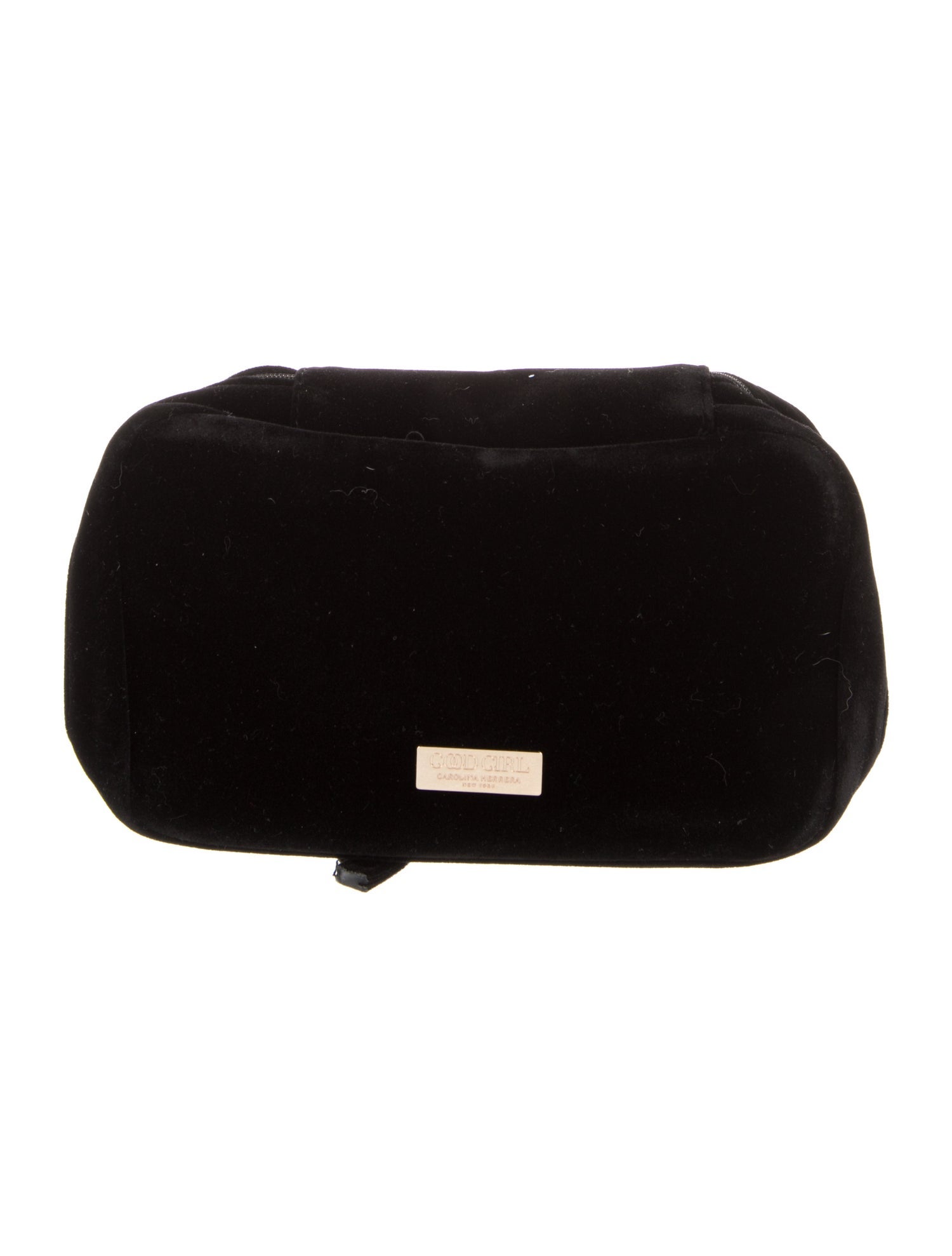 Carolina Herrera Velvet Cosmetic Bag