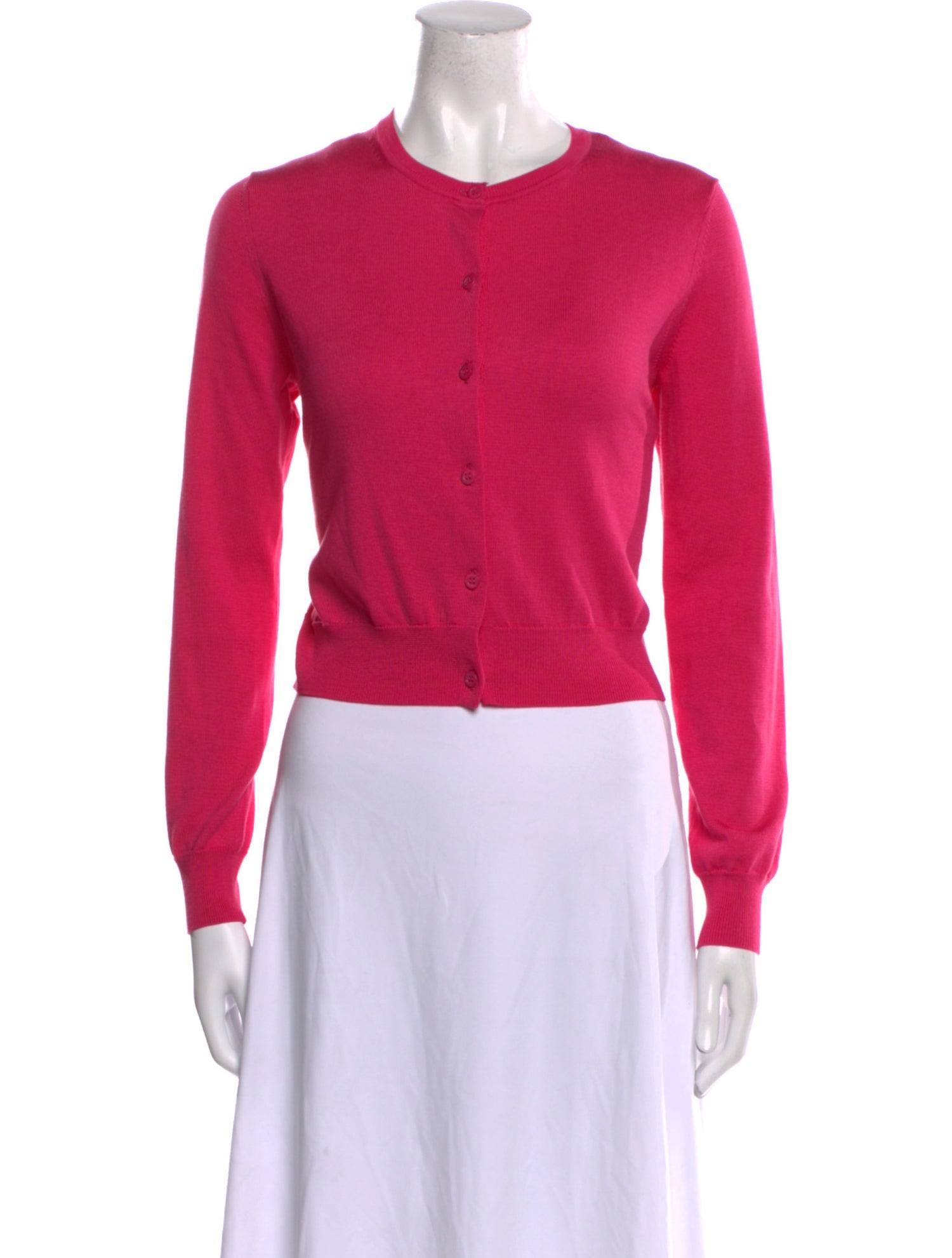Carolina Herrera Silk Crew Neck Sweater