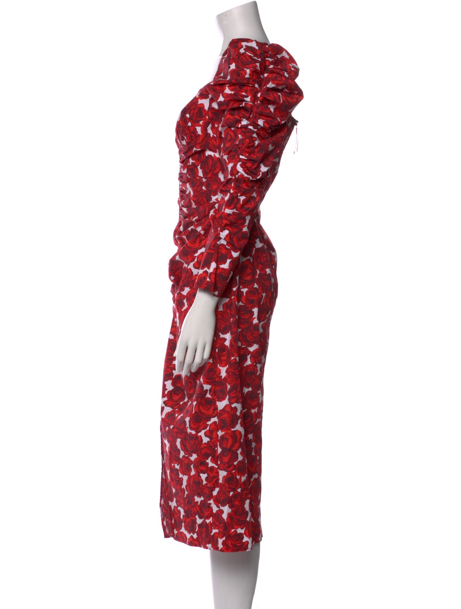 Carolina Herrera Printed Midi Length Dress