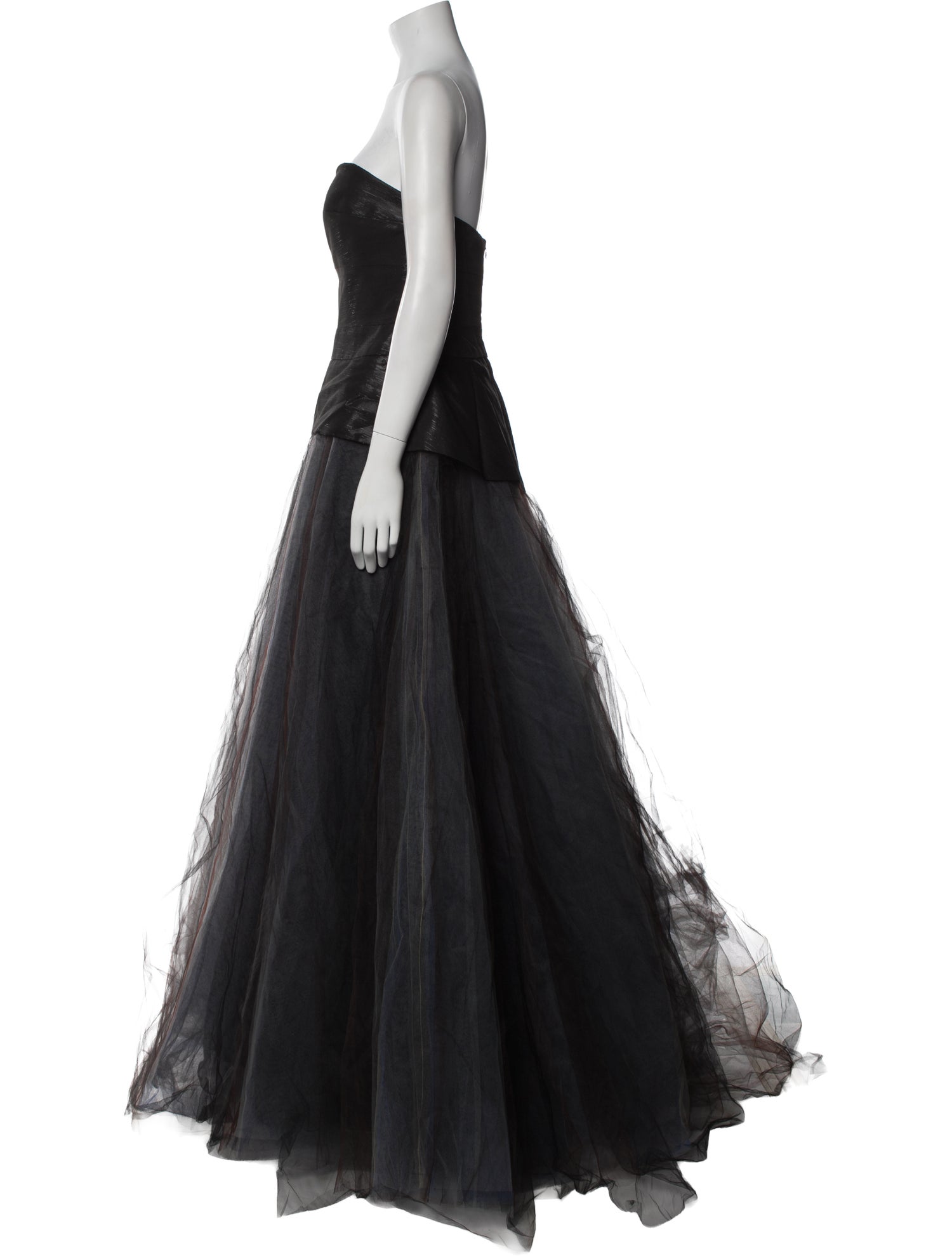 Carolina Herrera Strapless Long Dress