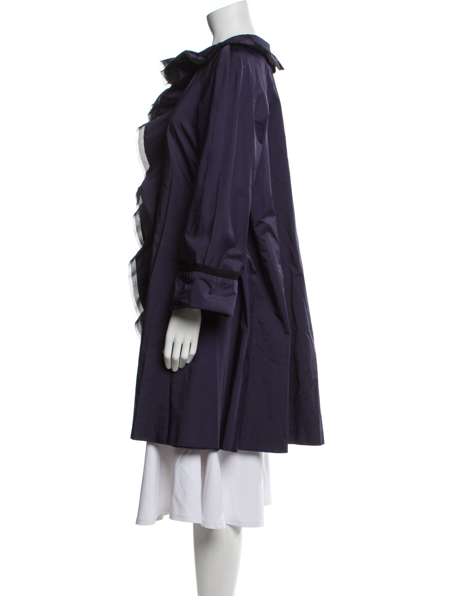 Carolina Herrera Linen Trench Coat