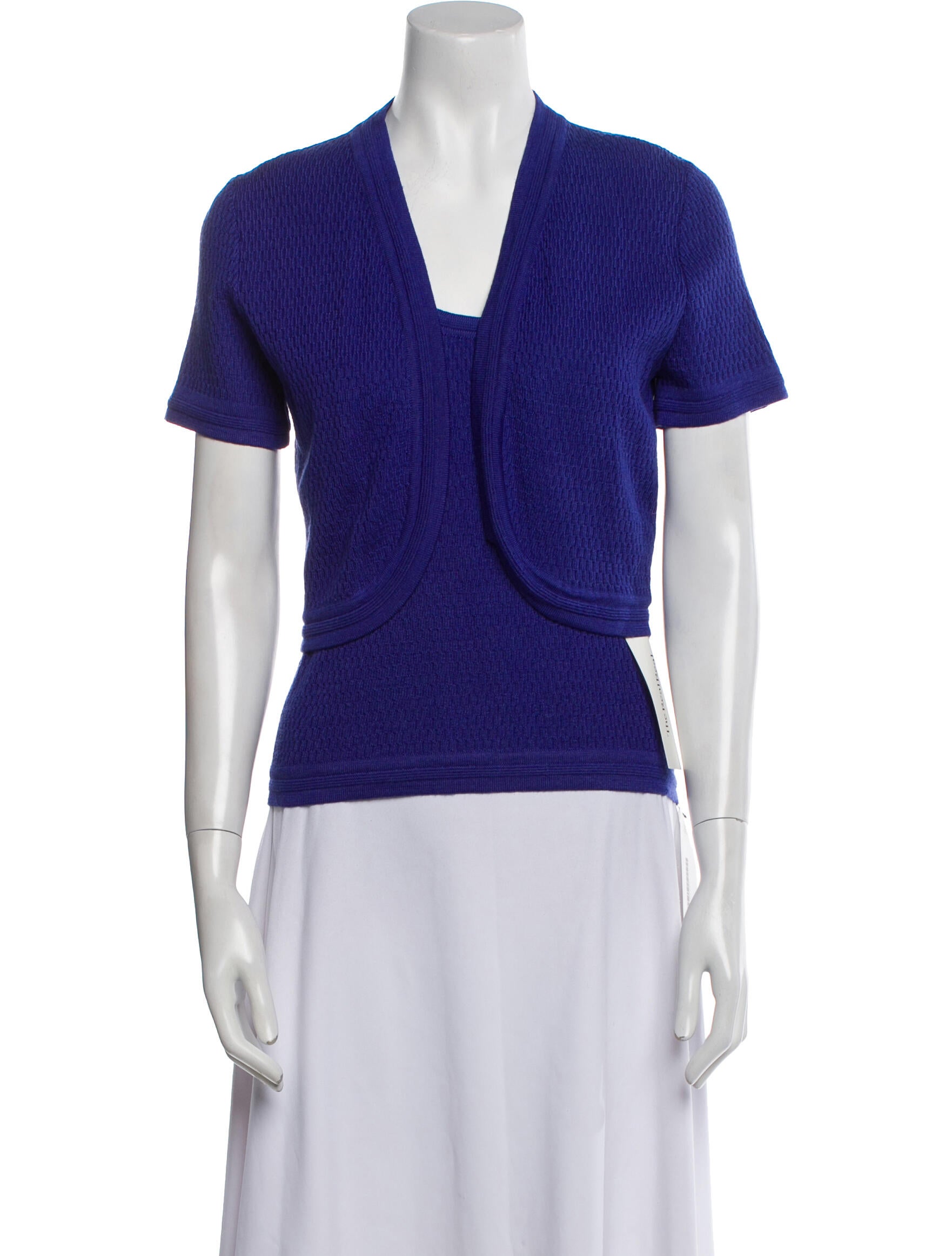 Carolina Herrera Virgin Wool Sequin Embellishments Set w/ Tags