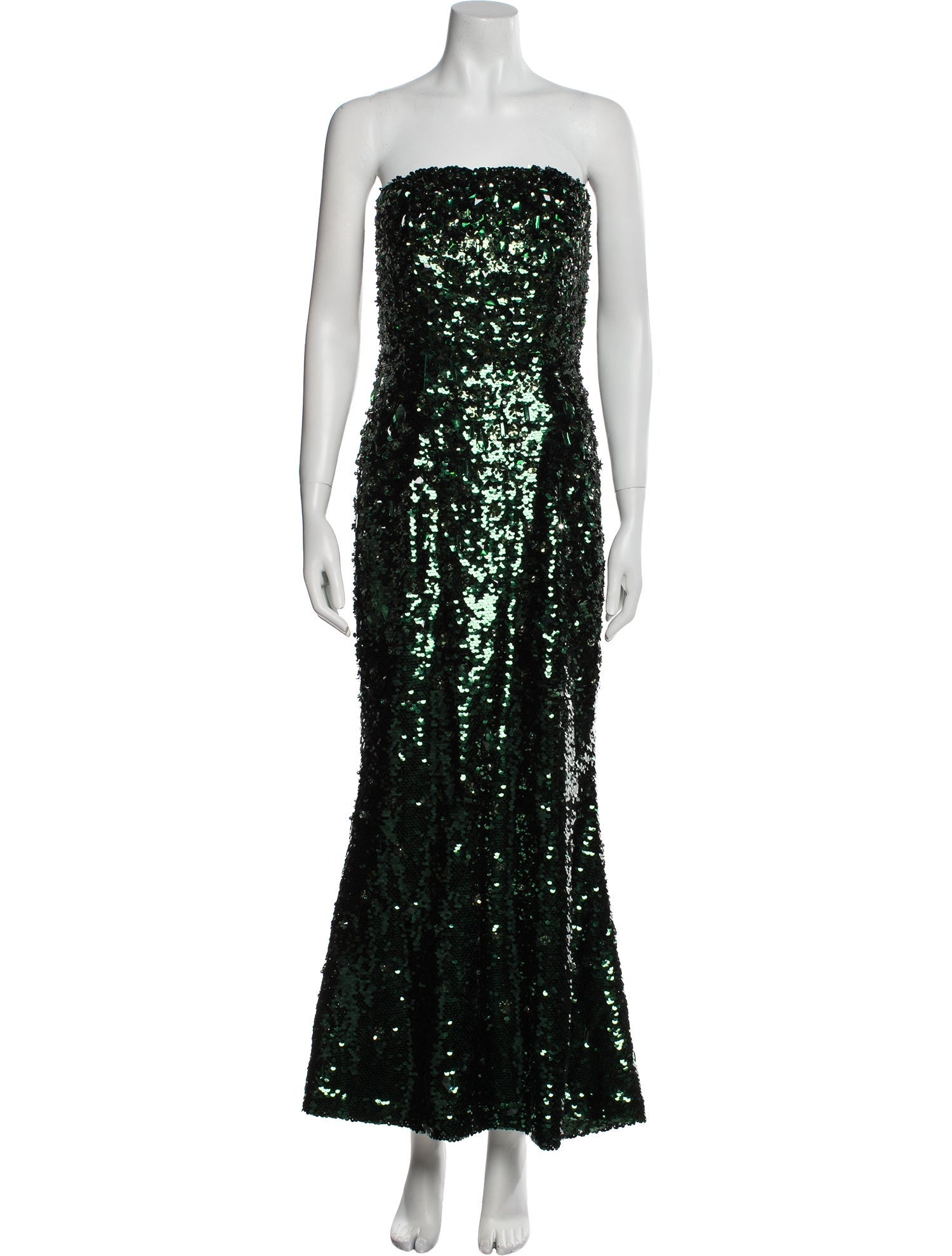 Carolina Herrera Strapless Long Dress