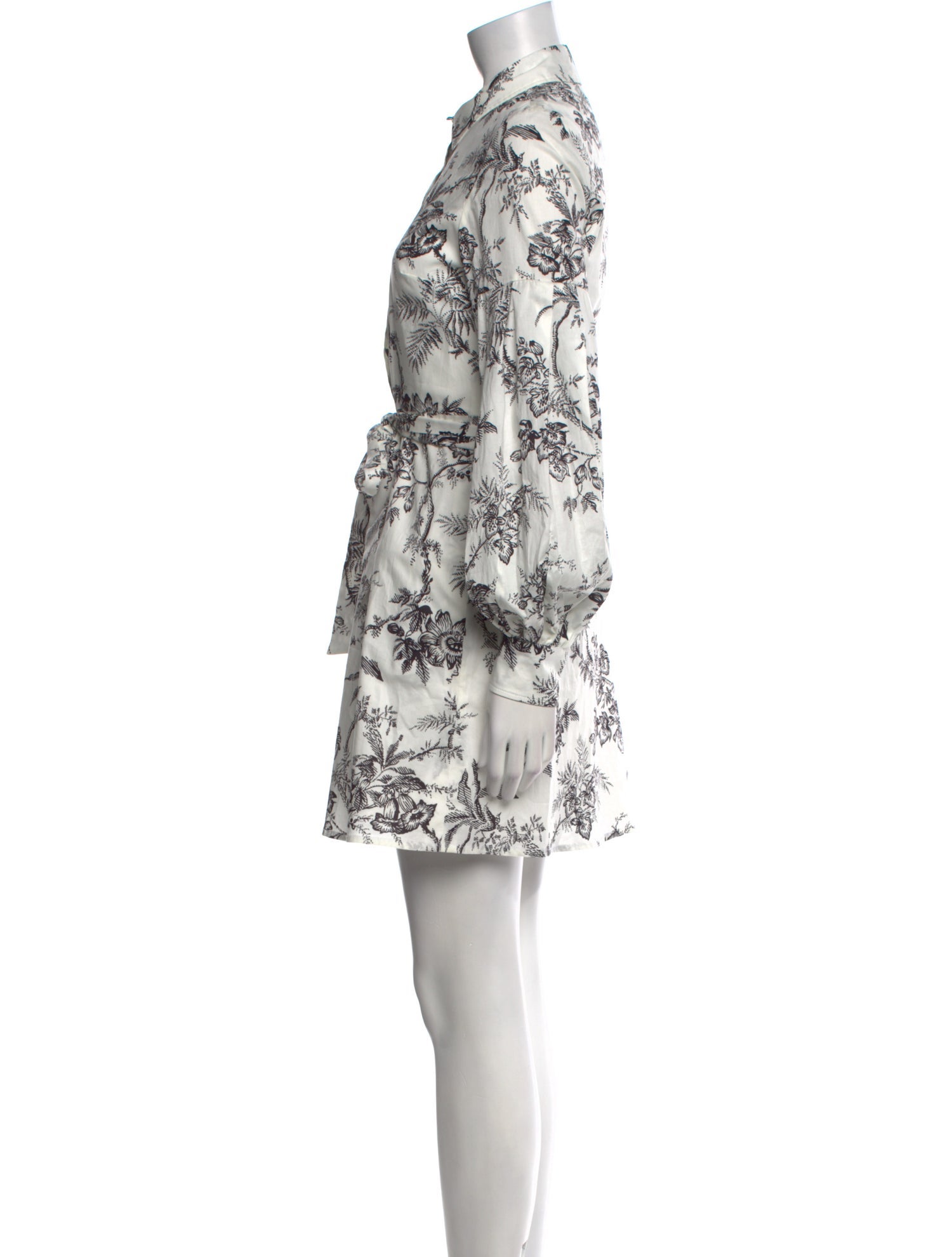 Carolina Herrera Floral Print Mini Dress
