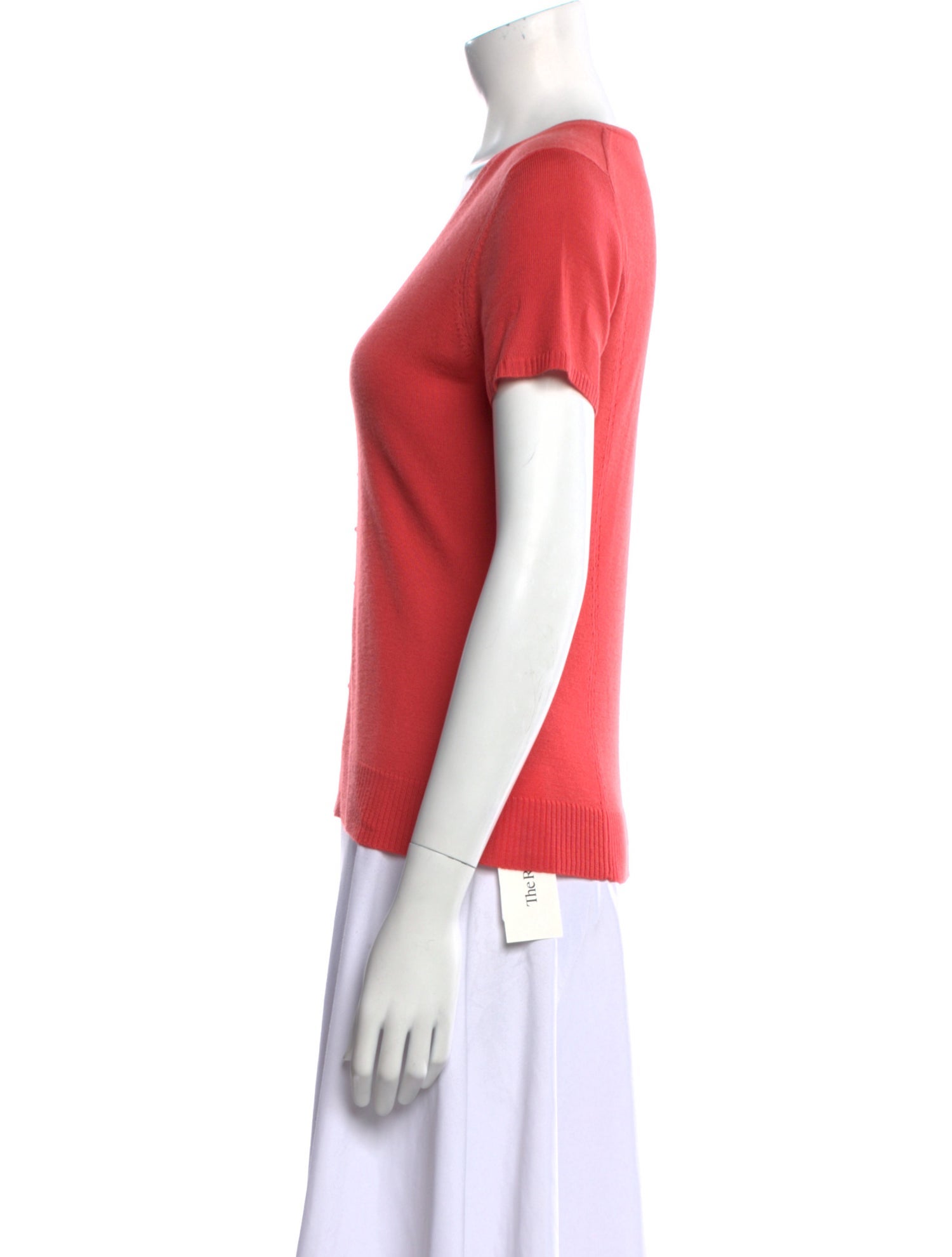 Carolina Herrera Cashmere V-Neck T-Shirt