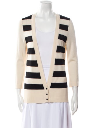 Carolina Herrera Virgin Wool Striped Sweater
