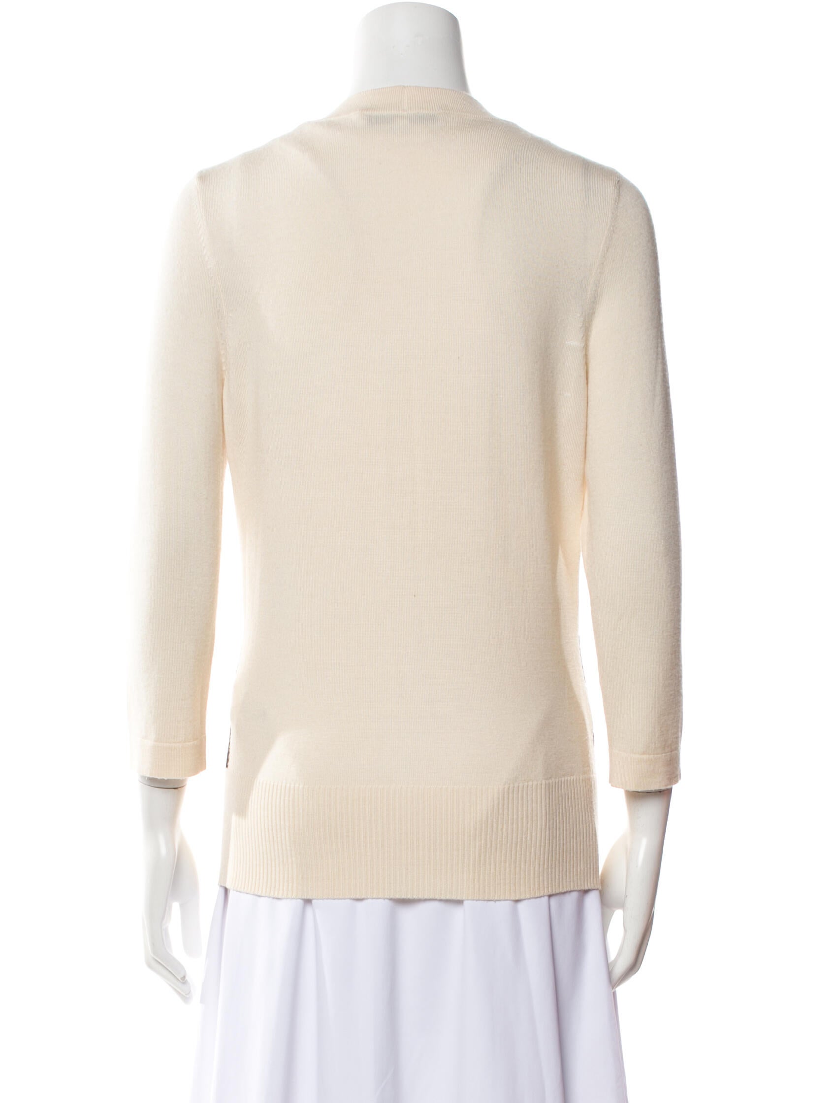 Carolina Herrera Virgin Wool Striped Sweater