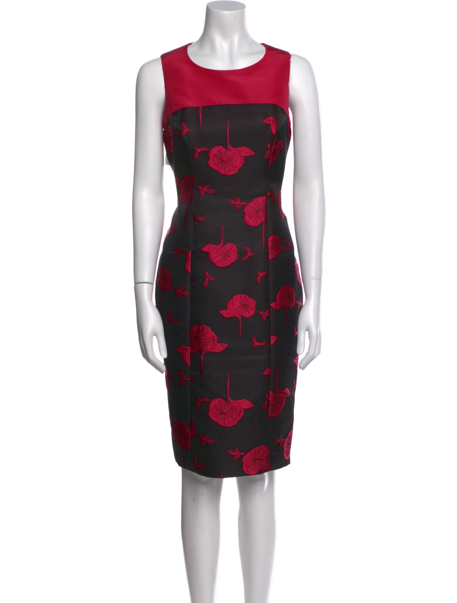 Carolina Herrera Printed Knee-Length Dress