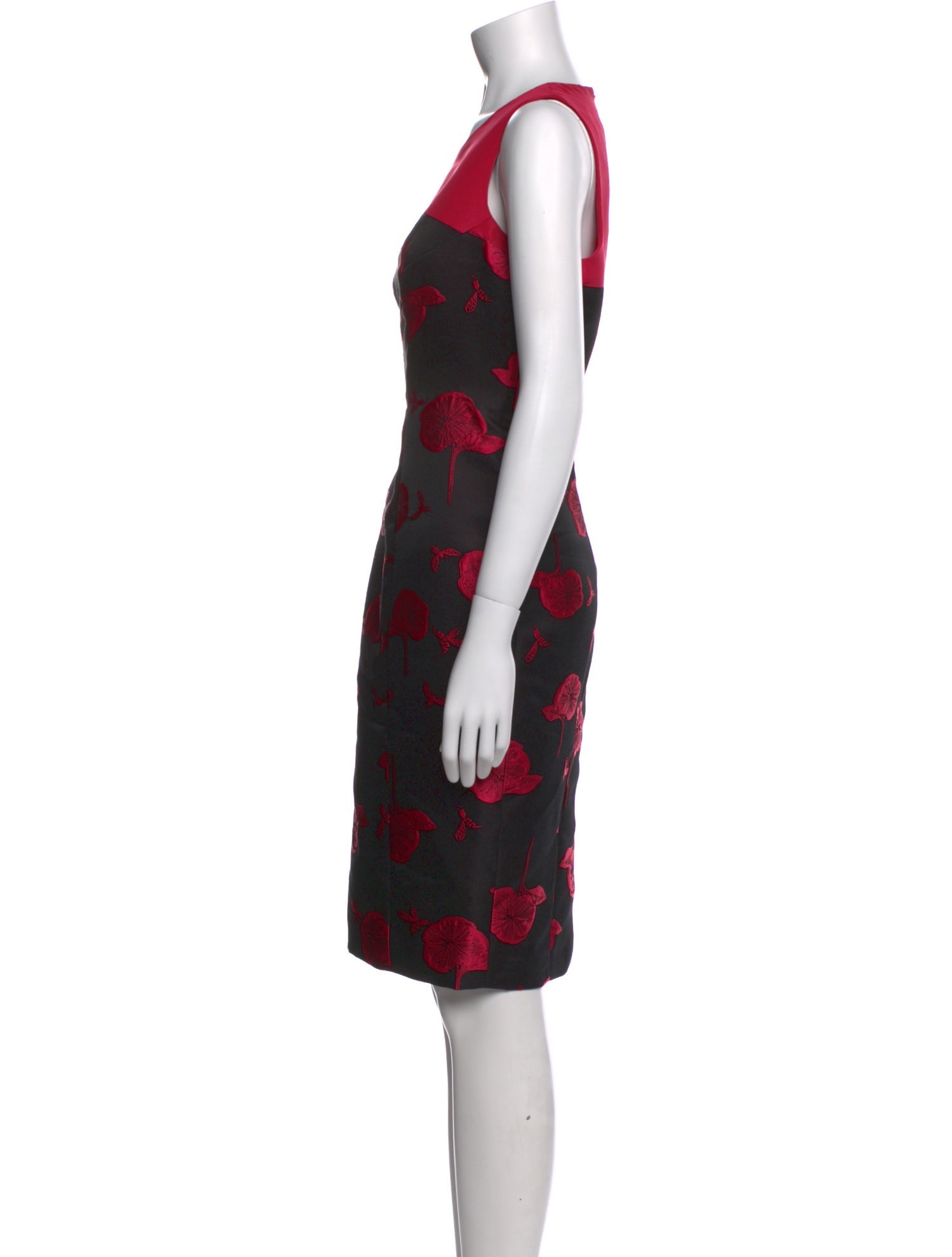 Carolina Herrera Printed Knee-Length Dress