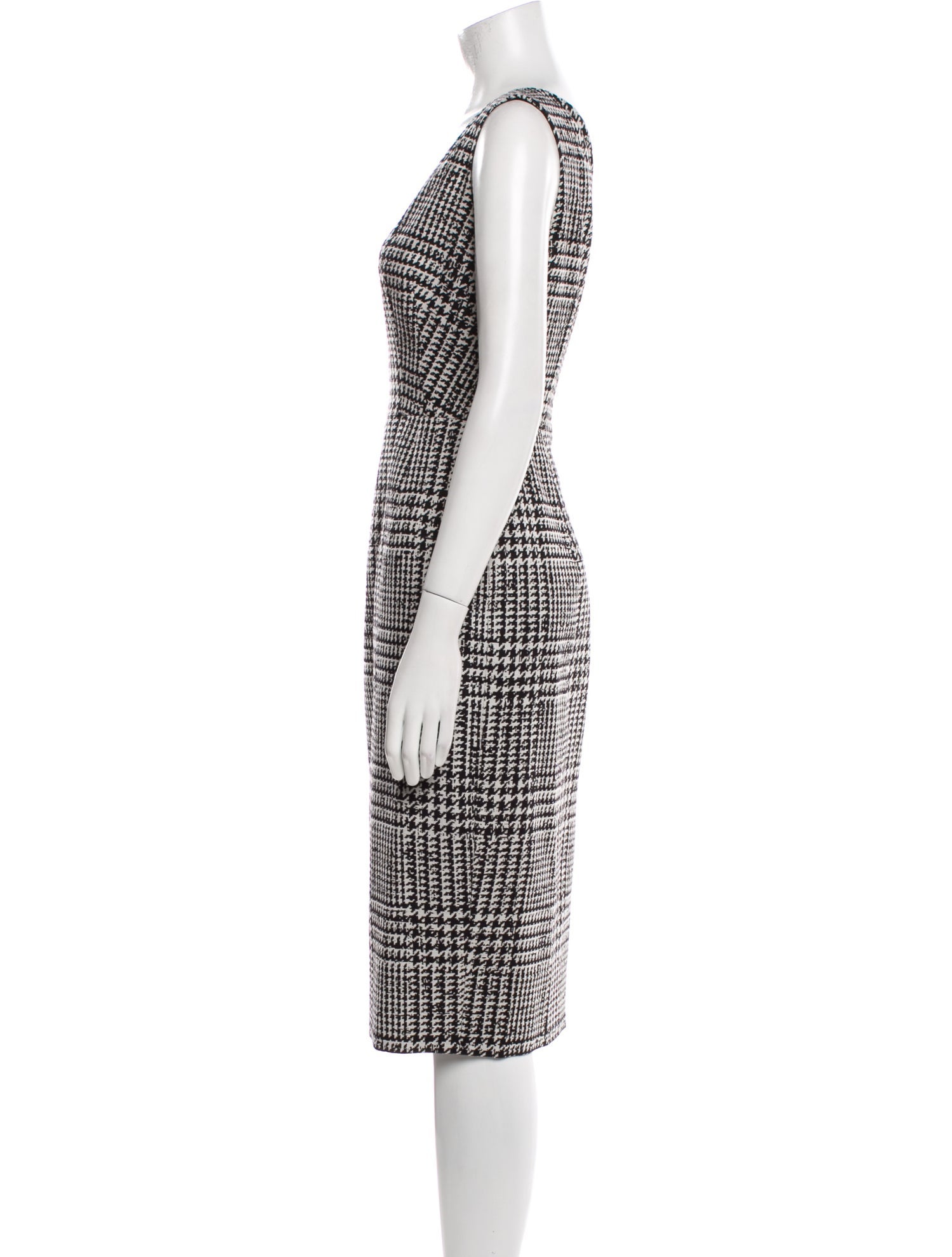 Carolina Herrera Virgin Wool Midi Length Dress