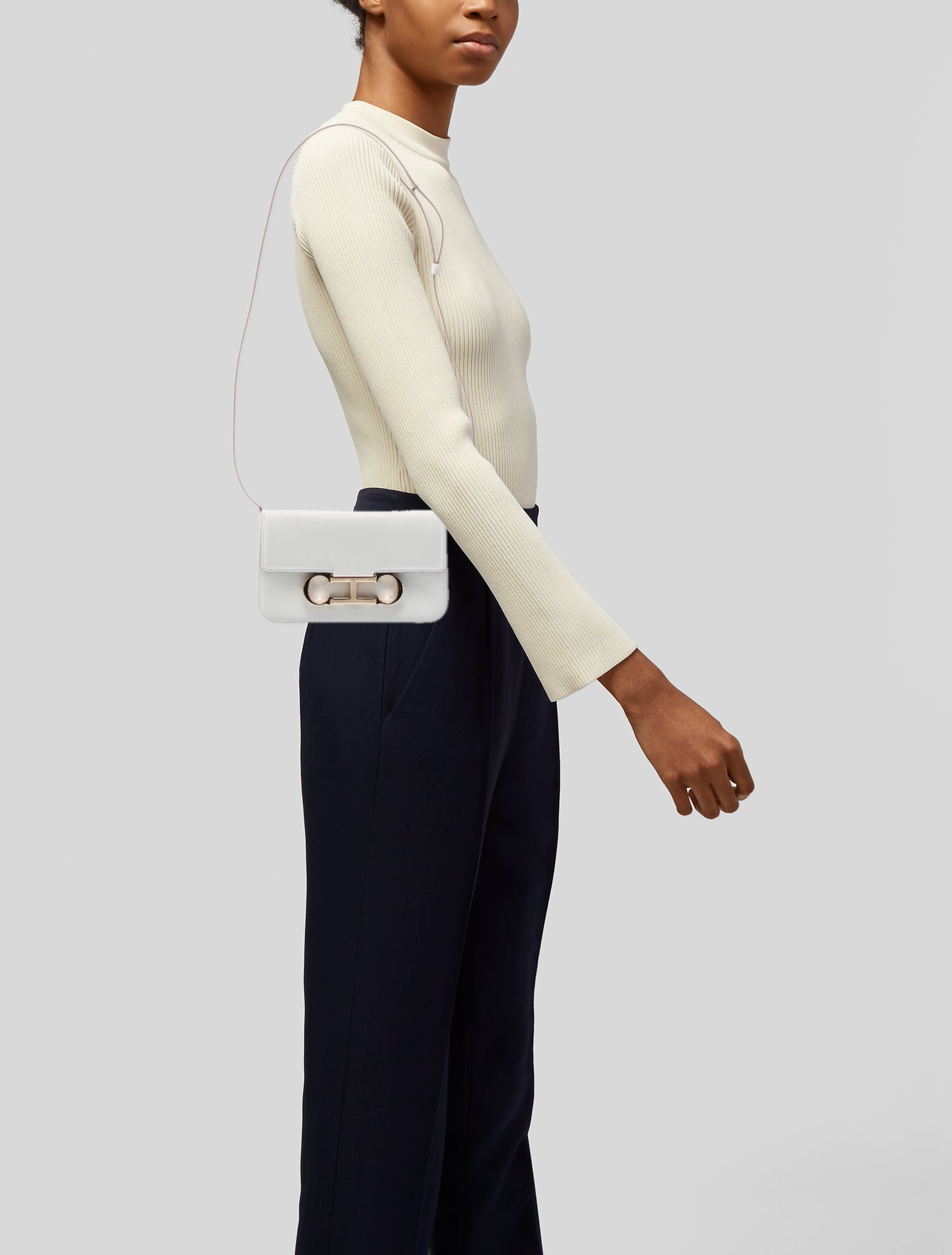 CH Carolina Herrera Leather Crossbody Bag