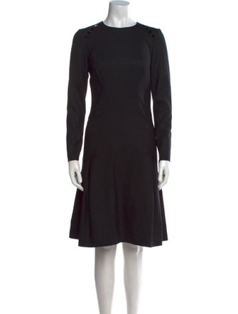 Carolina Herrera Virgin Wool Knee-Length Dress