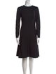 Carolina Herrera Virgin Wool Knee-Length Dress