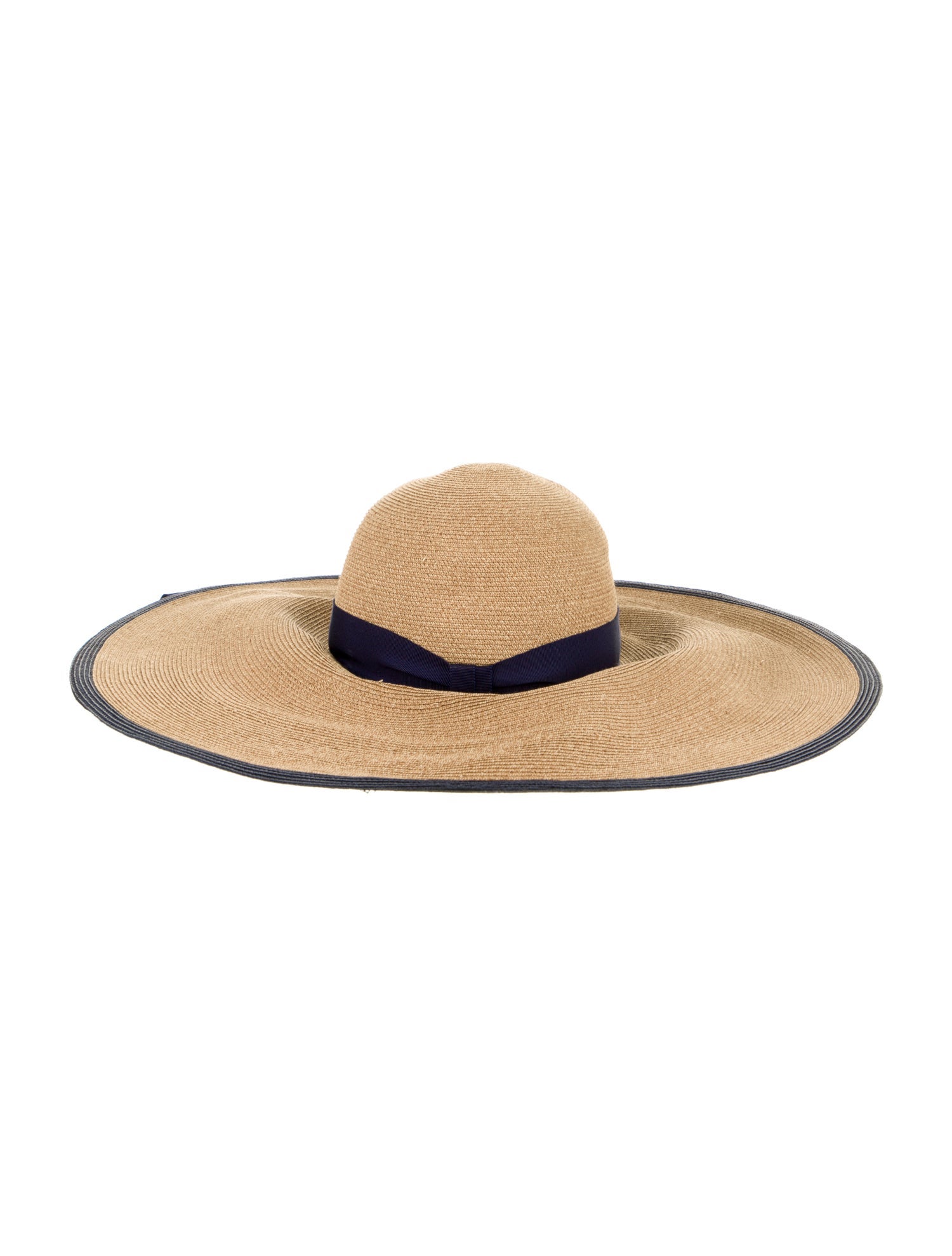 Carolina Herrera Capeline Raffia Hat w/ Tags