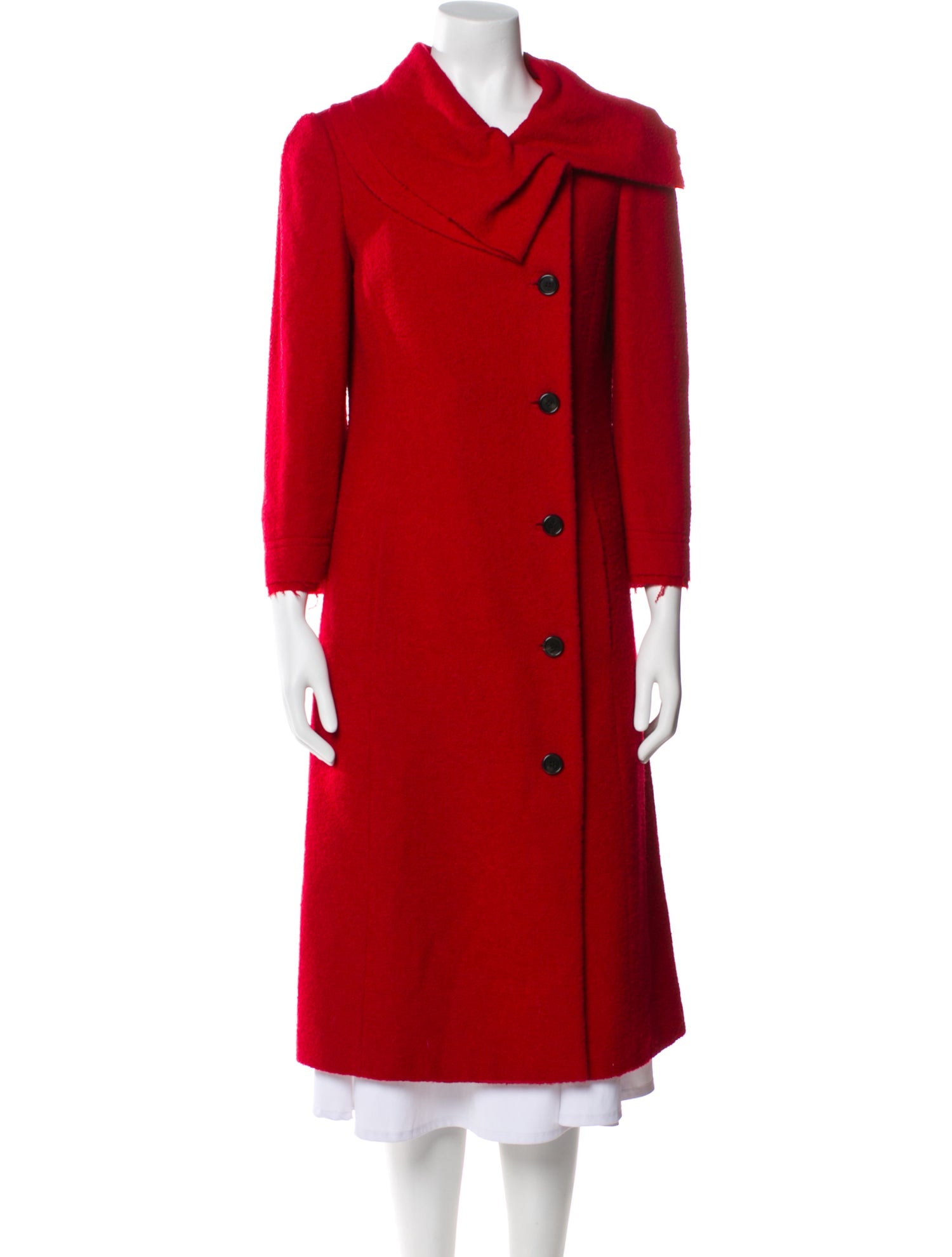 Carolina Herrera Virgin Wool Peacoat