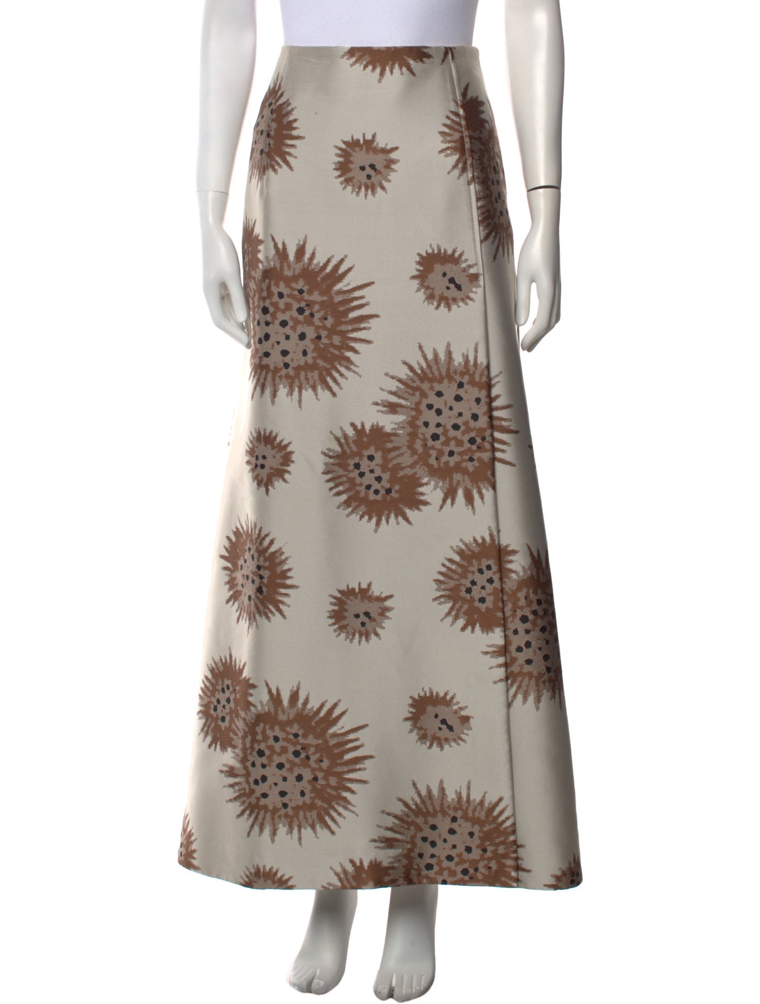 Carolina Herrera Floral Print Long Skirt