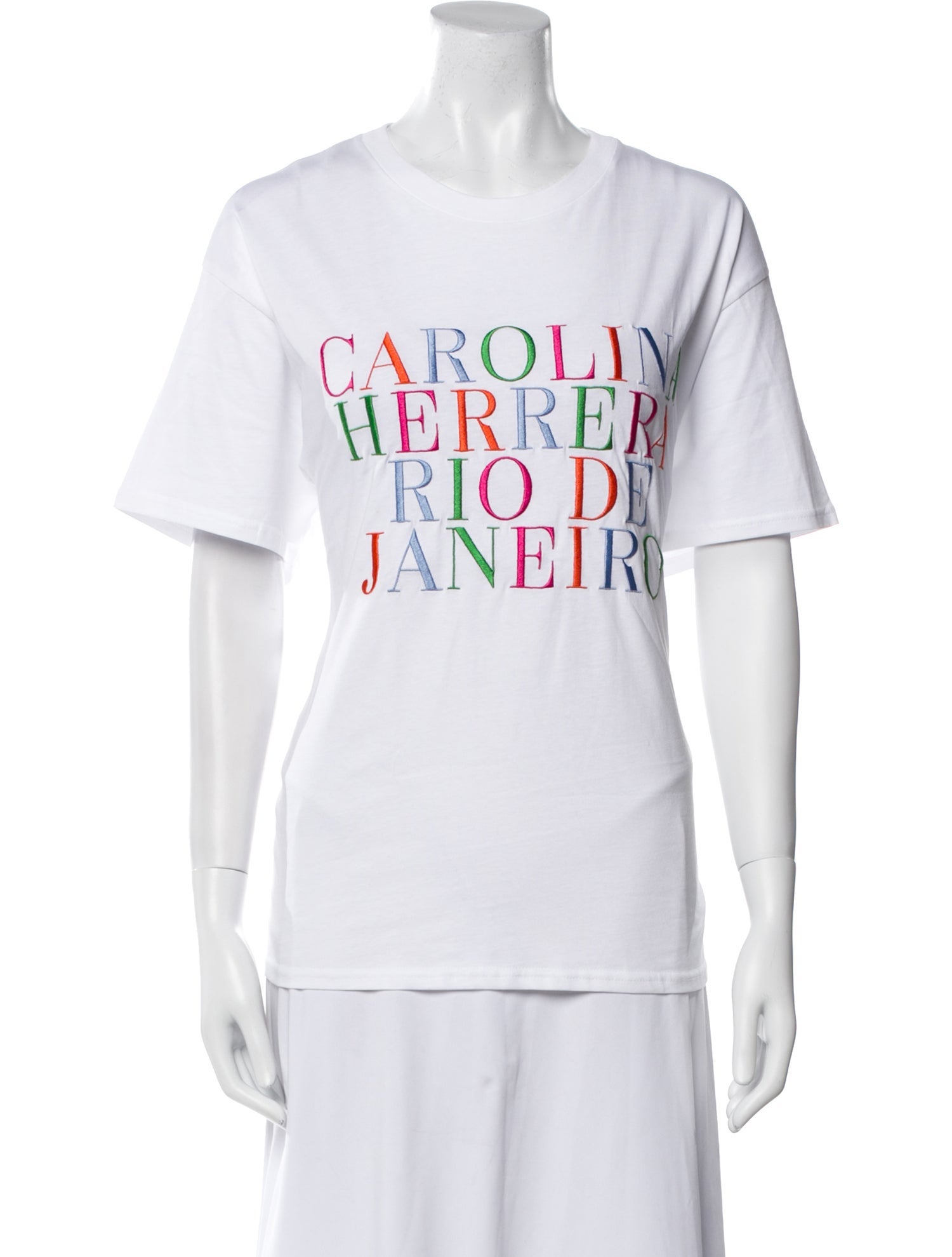 Carolina Herrera Graphic Print Crew Neck T-Shirt