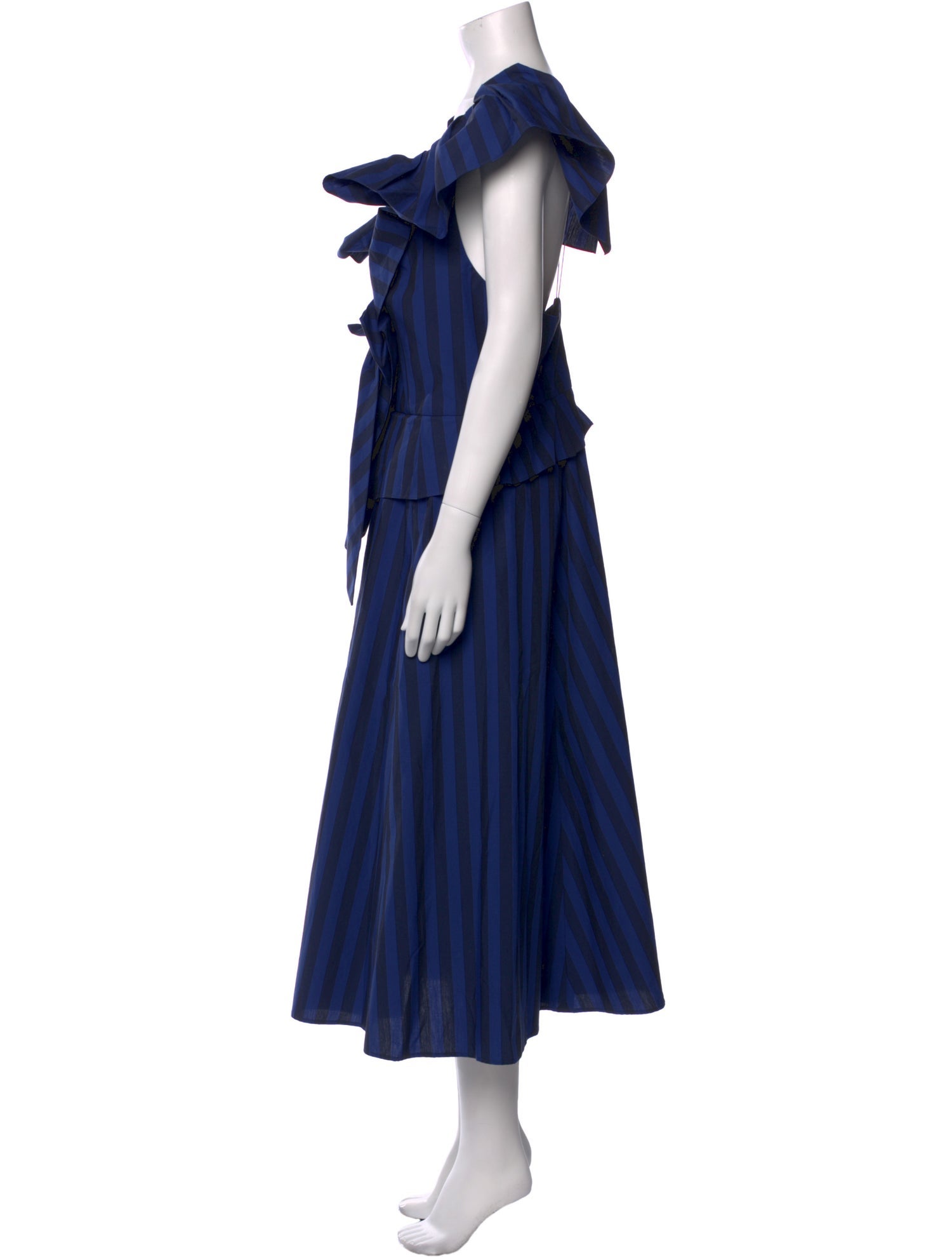 Carolina Herrera V-Neck Midi Length Dress w/ Tags