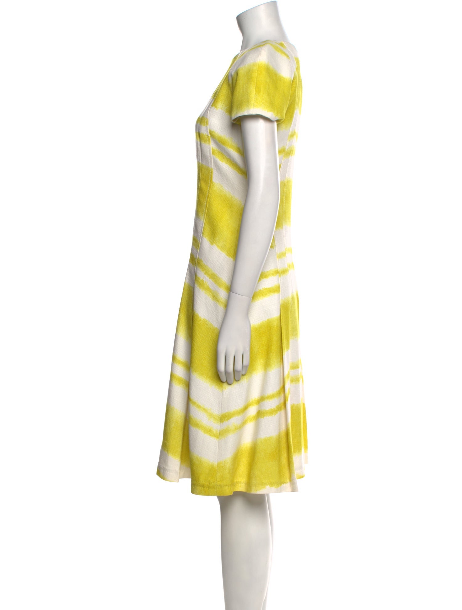 Carolina Herrera Striped Knee-Length Dress