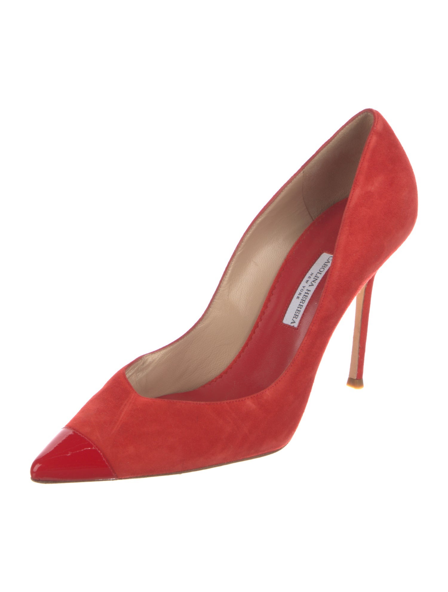 Carolina Herrera Suede Pumps
