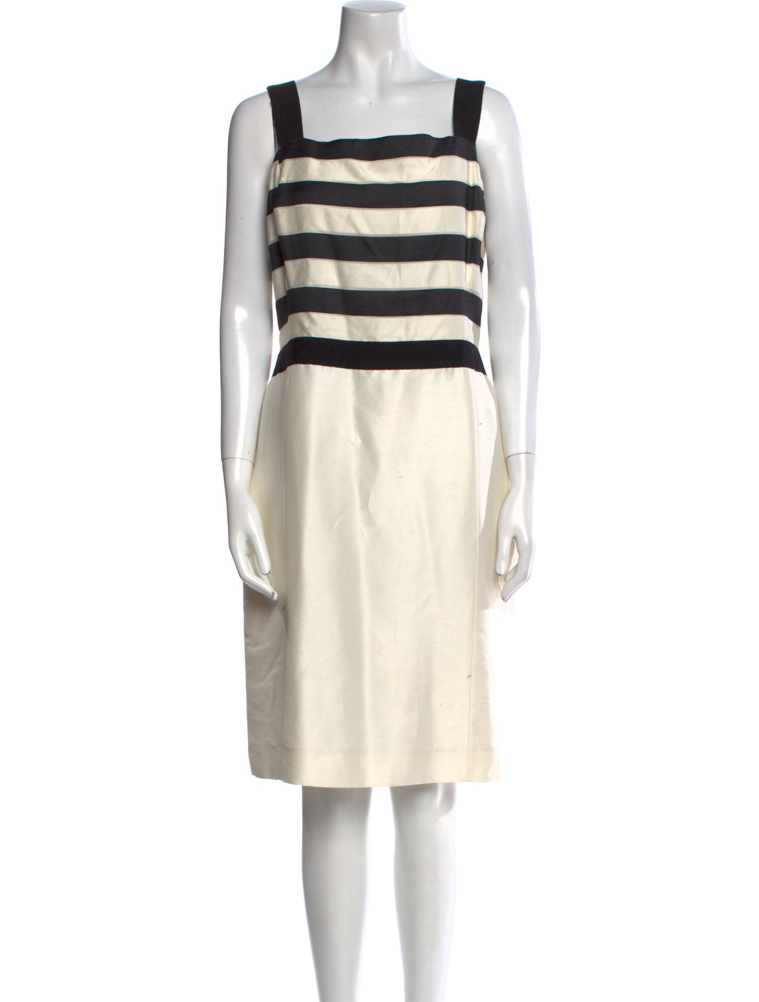 Carolina Herrera Striped Knee-Length Dress