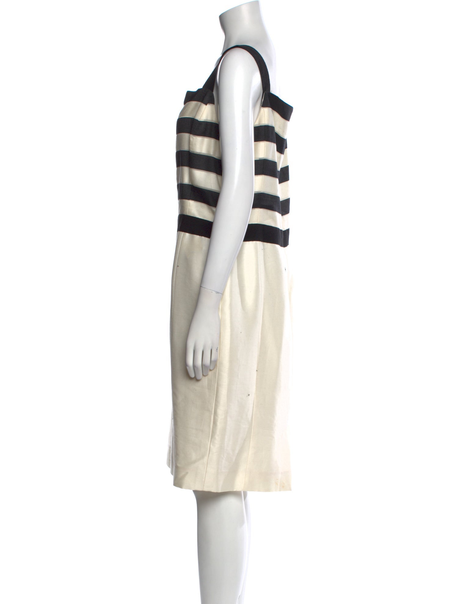Carolina Herrera Striped Knee-Length Dress