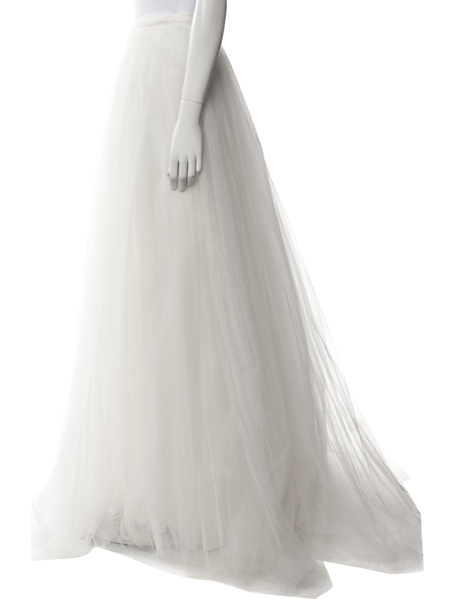 Carolina Herrera Mesh Accents Long Skirt w/ Tags